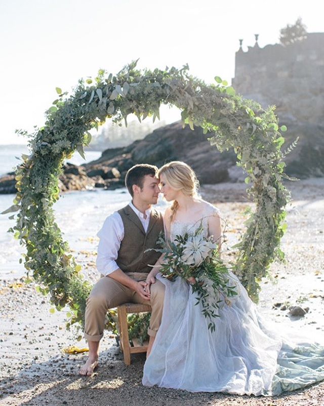 A HUGE shout out to the team of talent that made an idea a reality on Monday. Our Ethereal styled shoot was a success because everyone brought it & then some…so much pretty happened that it does seem like a dream- THANK YOU⚓️
.
.
design/photo | @kate_preftakes .
design/florals | @lotusfloraldesigns .
cake/app station | @autumnnomad .
dress | @lauralynbridal .
stationary | @amrcalligraphy .
hair | @hairstylesbydaniela .
make-up | @blendbybridgette .
models| @brynnbaby13  @peterlariv 
#styledshoot #ethereal #beach #romantic #collaboration #northshore